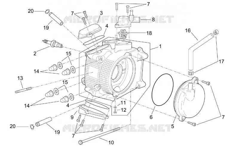 Tête moteur