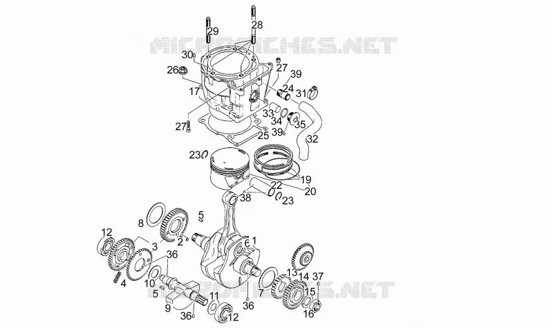 Arbre moteur - Cylindre