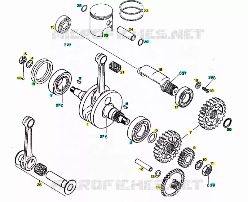 Arbre moteur