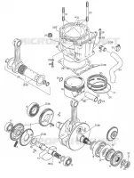 Arbre moteur - Cylindre - Piston N>S