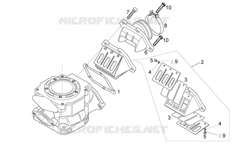 Flasque carburateur