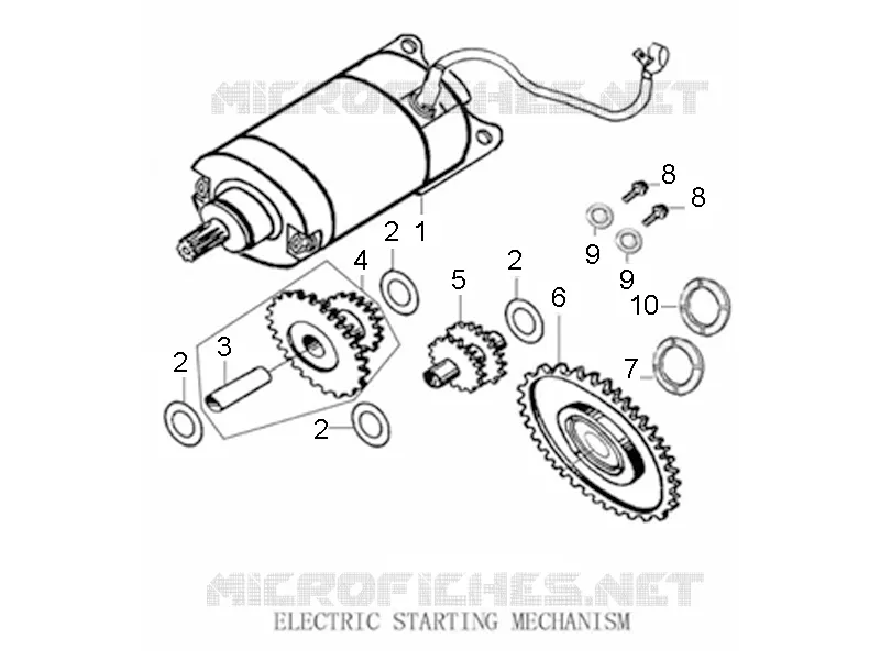 MÉCANISME DE DÉMARRAGE ÉLECTRIQUE