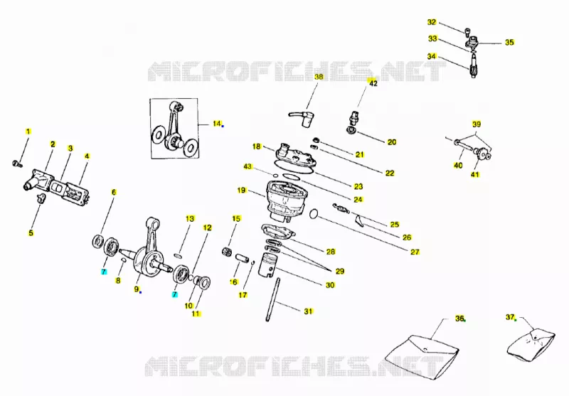 Arbre moteur - Cylindre