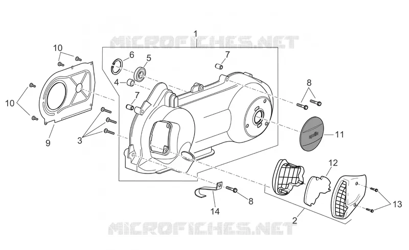Couvercle variateur