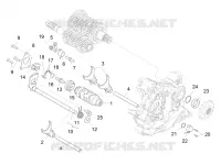 Gear box / Selector / Shift cam