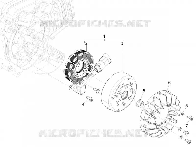 Volant magnetique