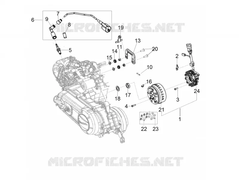 VOLANT MAGNETIQUE - BOBINE HT