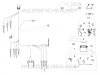 Circuit electrique arrière