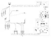Circuit electrique arrière