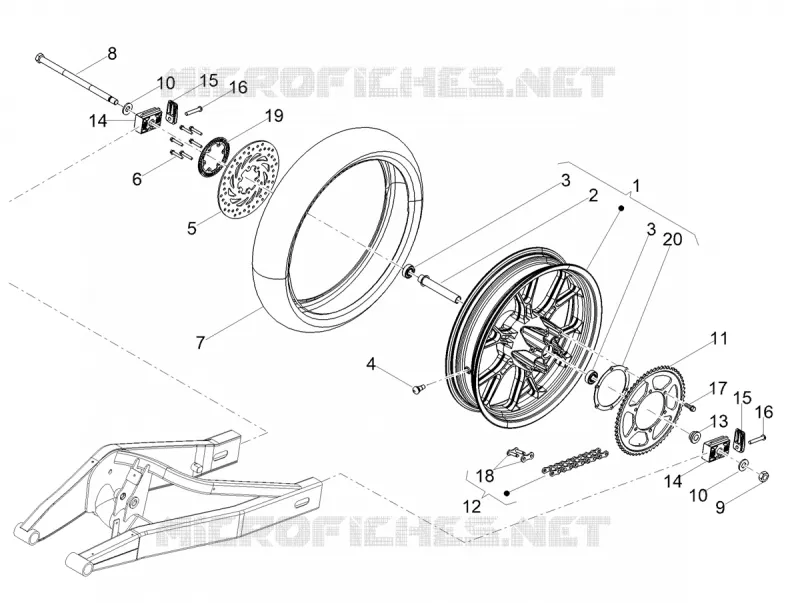 ROUE ARRIERE