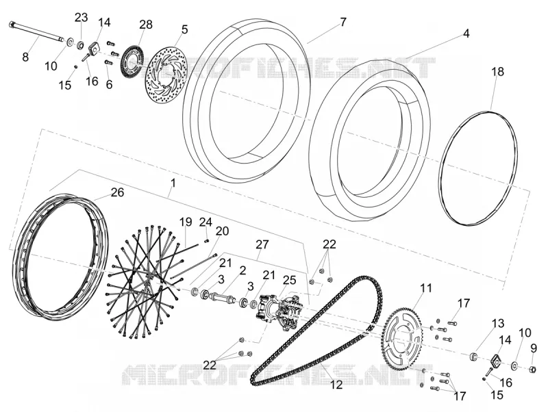 Roue AR.