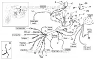 Circuit electrique arrière