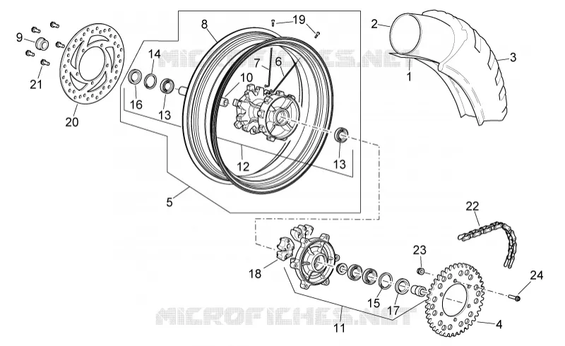 Roue arrière III