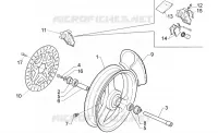 Roue avant complète