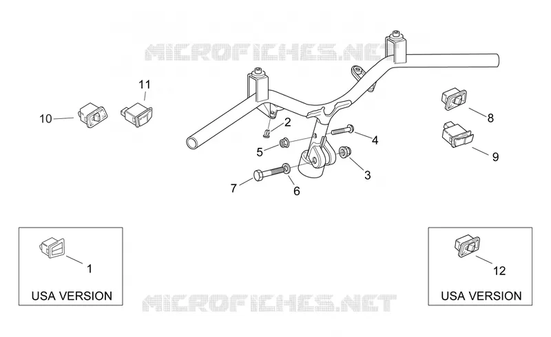 Guidon - Boutons