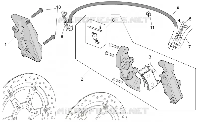 Pince frein AV