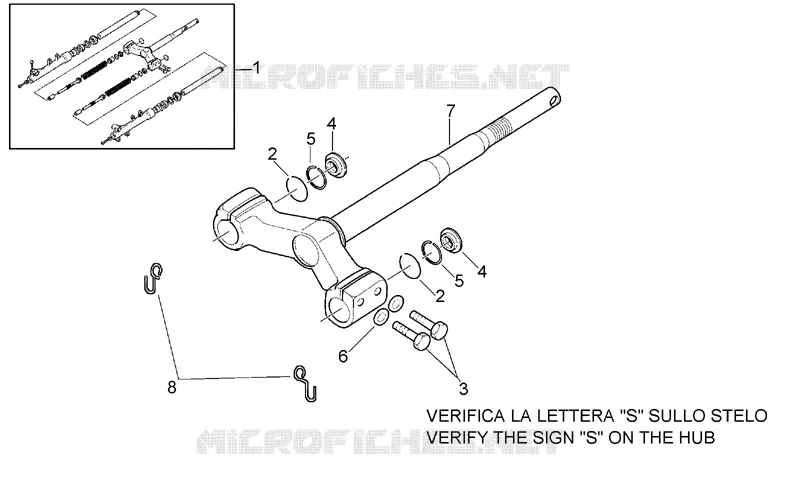 Fourche - Base avec tube