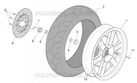 Roue arrière