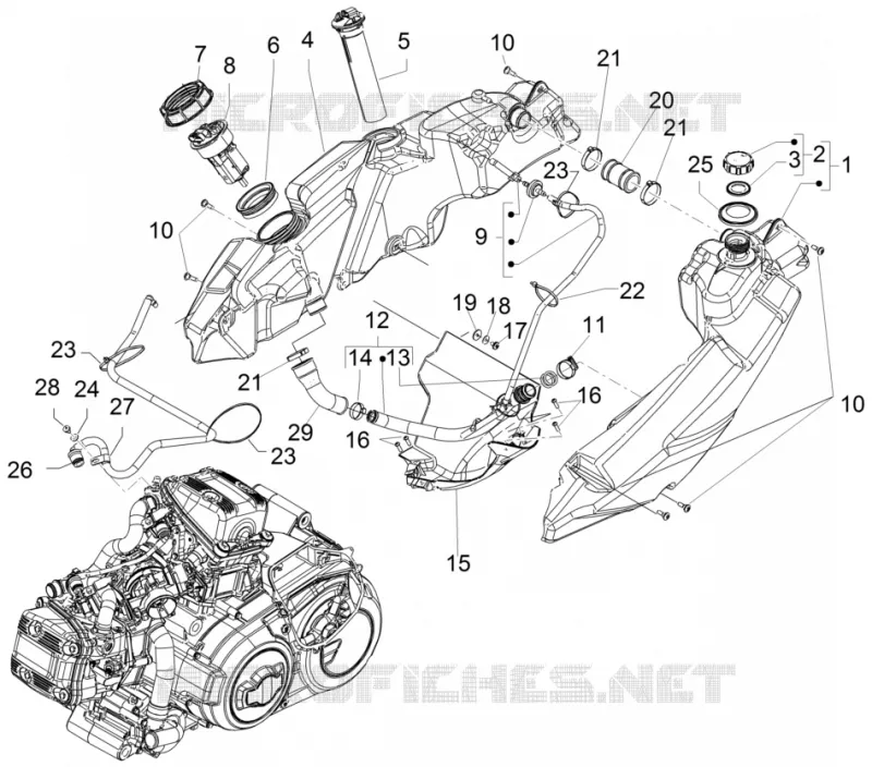 Réservoir carburant