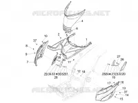 Protection centrale - Repose-pieds