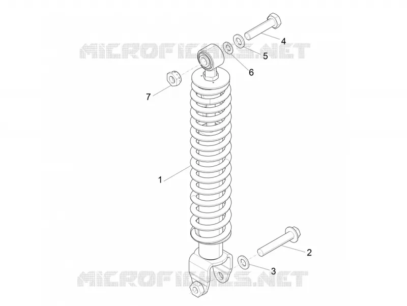 Suspension arrière - Amortisseur/s