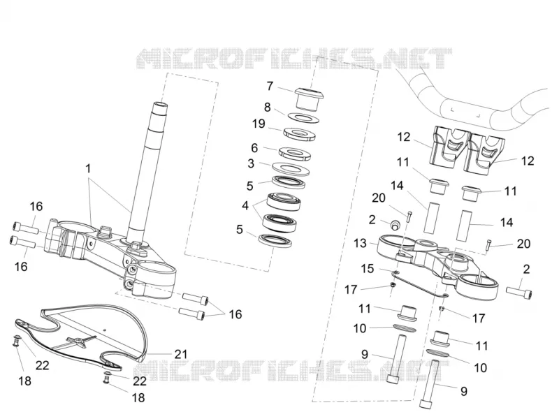 Direction Aprilia APRILIA-MOTORCYCLES 1200 CAPONORD 2015  Caponord