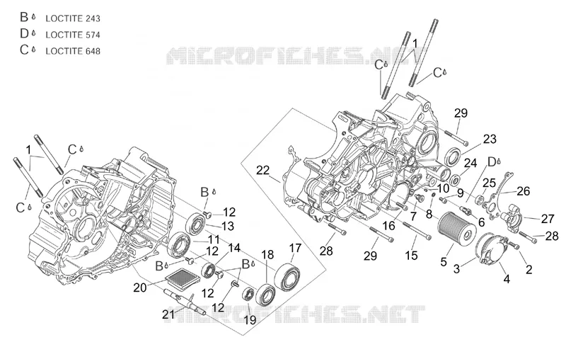 Carters II Aprilia APRILIA-MOTORCYCLES 1000 CAPONORD 2001  ETV Capo Nord