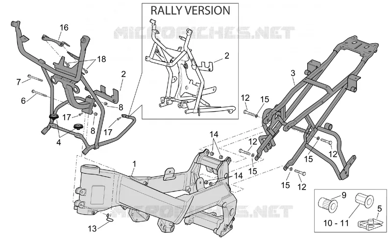 Chassis I Aprilia APRILIA-MOTORCYCLES 1000 CAPONORD 2002  ETV Capo Nord