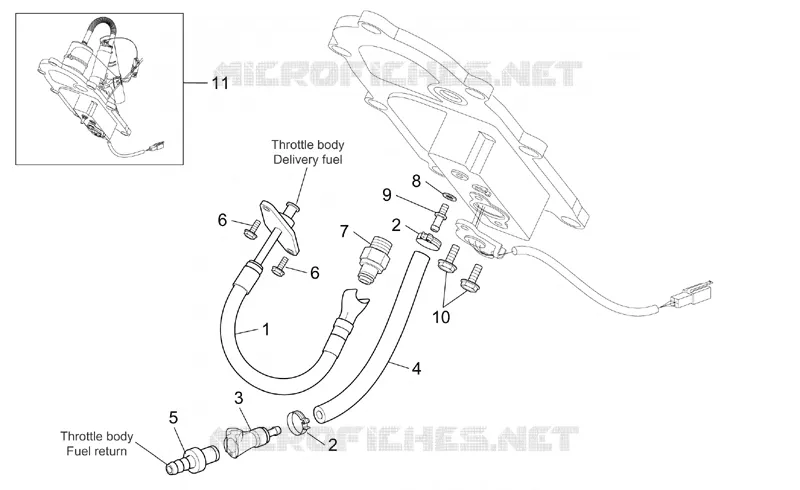 Pompe essence II Aprilia APRILIA-MOTORCYCLES 1000 CAPONORD 2003  ETV Capo Nord