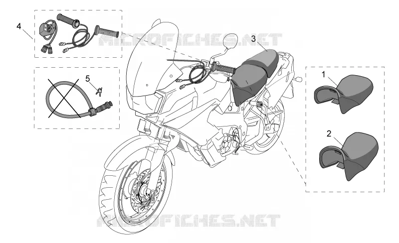 Acc. - Varié Aprilia APRILIA-MOTORCYCLES 1000 CAPONORD 2007  ETV Capo Nord