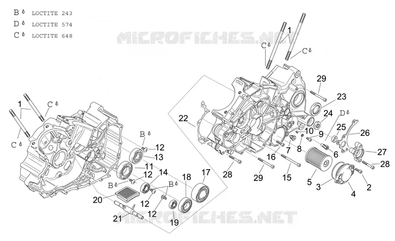Carters II Aprilia APRILIA-MOTORCYCLES 1000 CAPONORD 2005  ETV Capo Nord