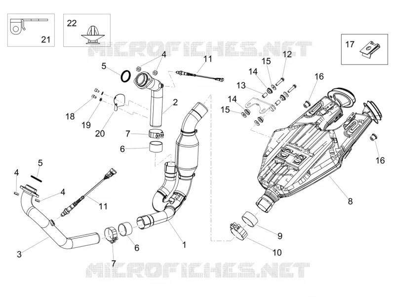 Pot d''échappement Aprilia APRILIA-MOTORCYCLES 900 SHIVER 2017  Shiver 900 ABS Euro 4