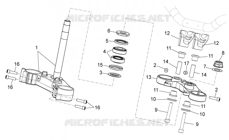 Direction Aprilia APRILIA-MOTORCYCLES 750 DORSODURO 2014  Dorsoduro ABS