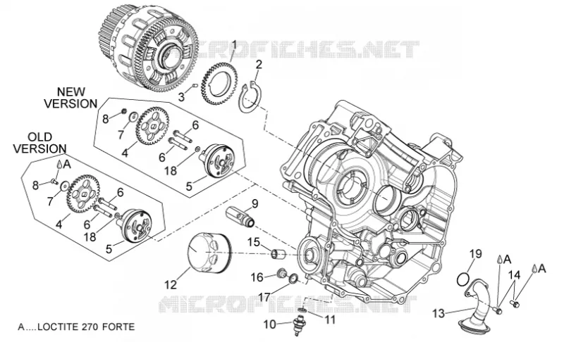 Pompe huile Aprilia APRILIA-MOTORCYCLES 750 DORSODURO 2011  Dorsoduro ABS