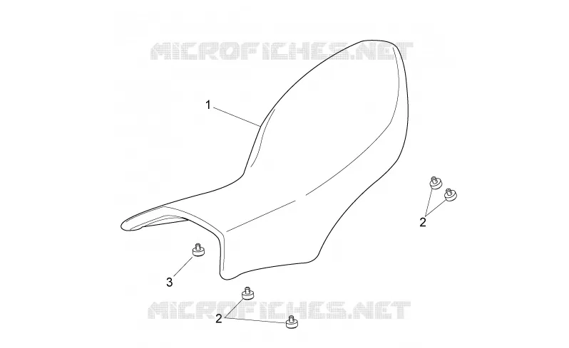 Selle Aprilia APRILIA-MOTORCYCLES 750 DORSODURO 2012  Dorsoduro ABS