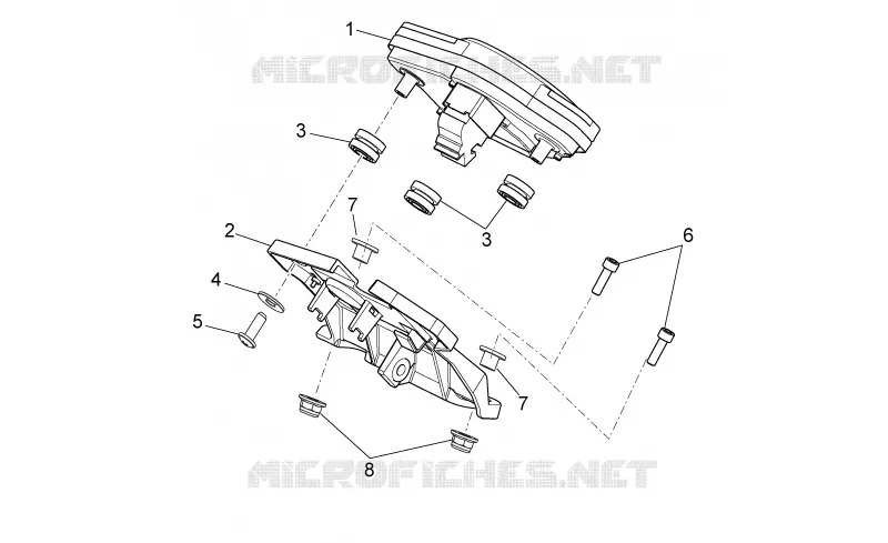 Tableau de bord Aprilia APRILIA-MOTORCYCLES 750 DORSODURO 2011  Dorsoduro ABS