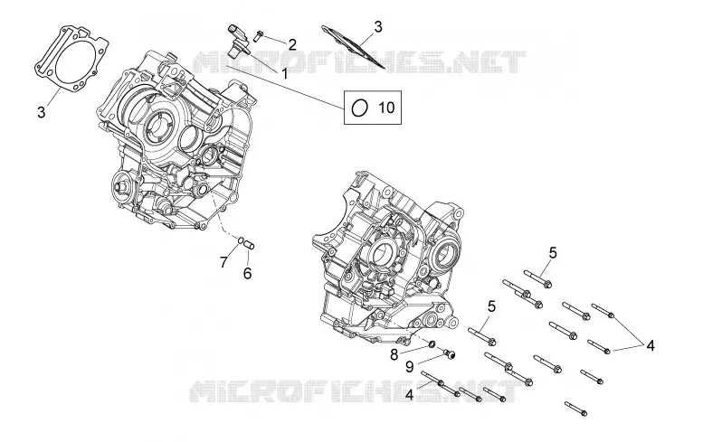 Carters II Aprilia APRILIA-MOTORCYCLES 750 DORSODURO 2012  Dorsoduro Factory ABS
