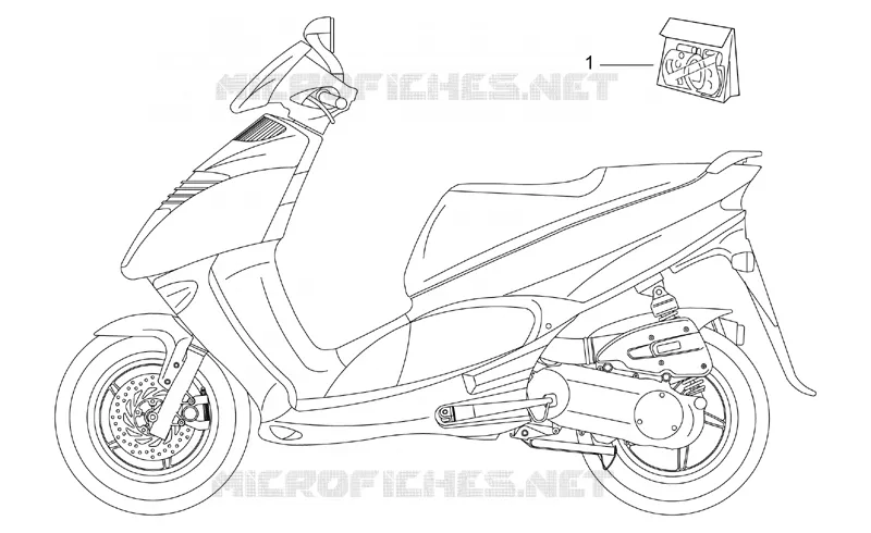 Décalco série Aprilia APRILIA-SCOOTER 125 LEONARDO 1996  Leonardo
