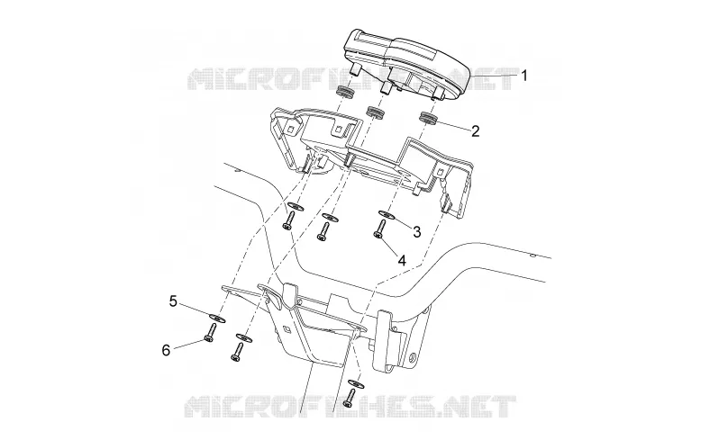 Instruments Aprilia APRILIA-SCOOTER 50 SR 2018  SR 50 R H2O 2T Euro 4