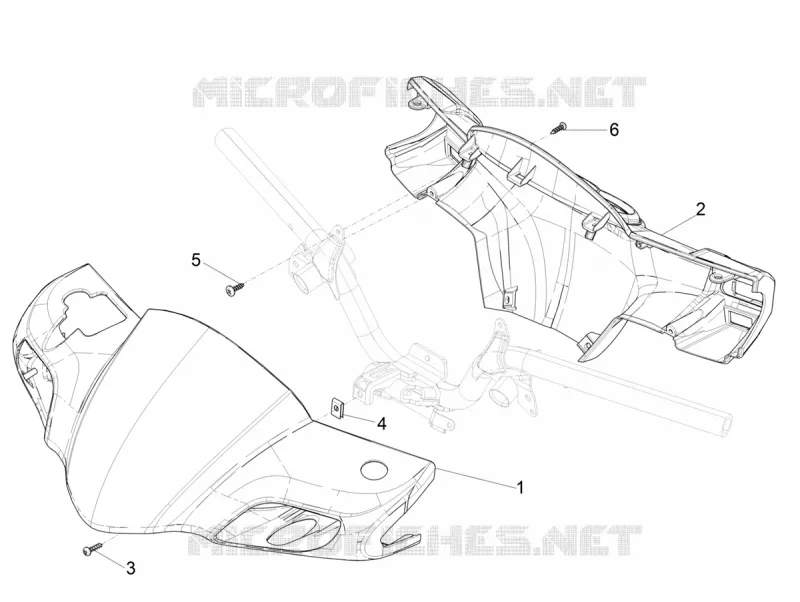 Couvertures guidon Aprilia APRILIA-SCOOTER 50 SR 2018  SR 50 Motard 50 2T Euro 4