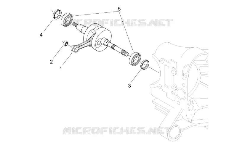 Vilebrequin Aprilia APRILIA-SCOOTER 50 SR 2018  SR 50 Motard 50 2T Euro 4