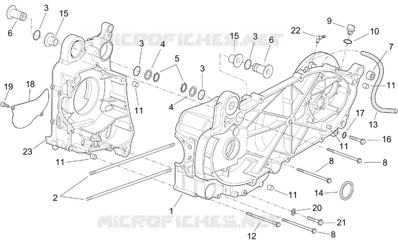 Carter Aprilia APRILIA-SCOOTER 250 LEONARDO 2004  Leonardo (engine Minarelli)