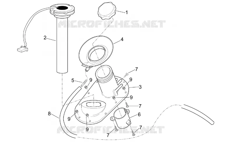 Sonde niveau essence Aprilia APRILIA-SCOOTER 250 LEONARDO 2003  Leonardo (engine Minarelli)