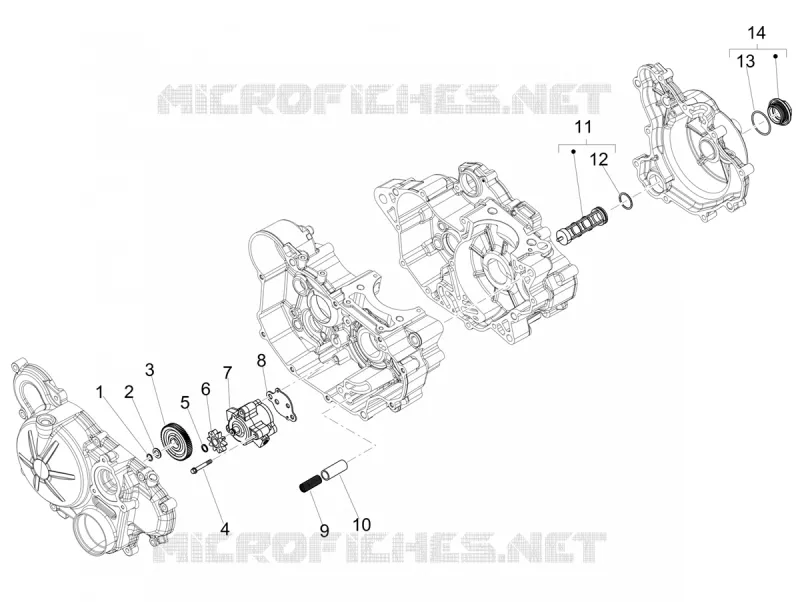 Pompe d'huile Aprilia APRILIA-MOTORCYCLES 125 SX 2018  SX 125 Euro 4