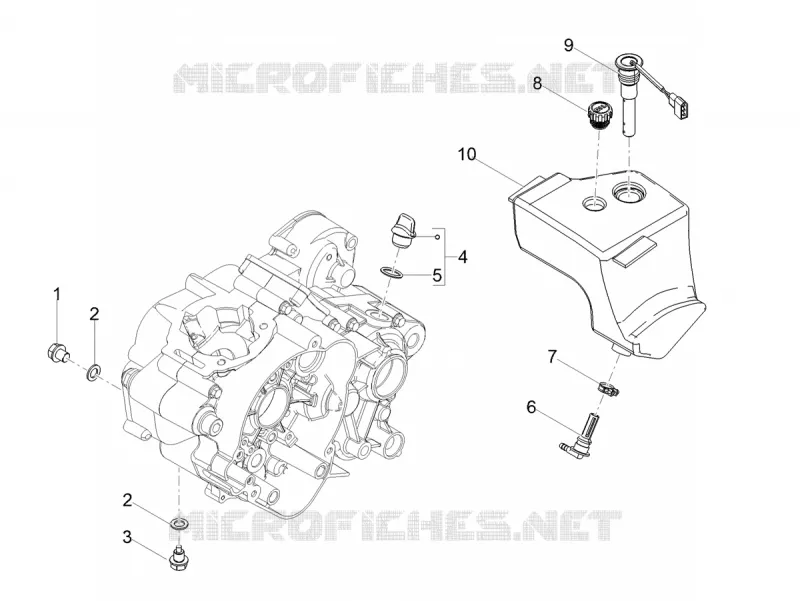 Lubrification Aprilia APRILIA-MOTORCYCLES 50 SX 2018  SX 50 Factory Euro 4