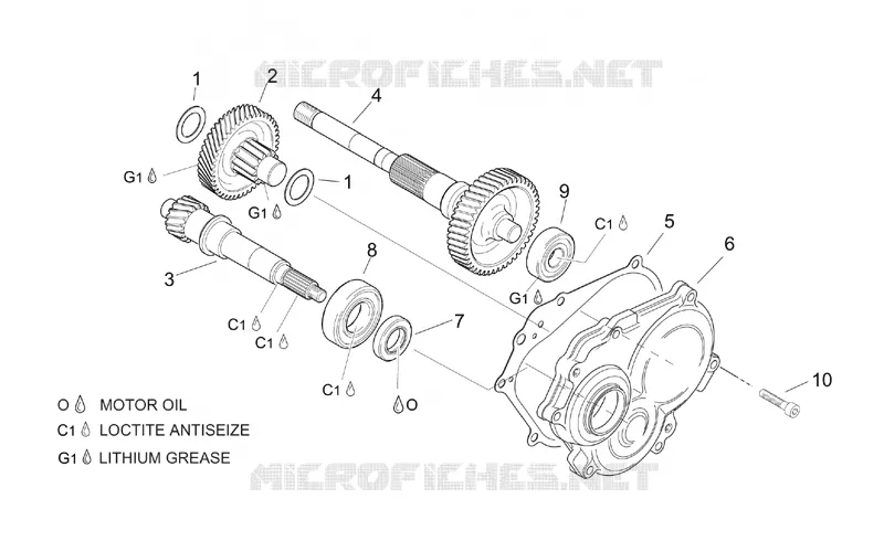 Transmission Aprilia APRILIA-SCOOTER 125 LEONARDO 2002  Leonardo ST