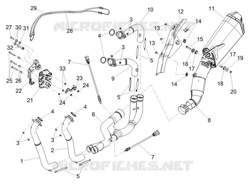 SILENCIEUX D'ECHAPPEMENT Aprilia APRILIA-MOTORCYCLES 1000 RSV4 2018  RSV4 1000 Racing Factory Euro 4 ABS