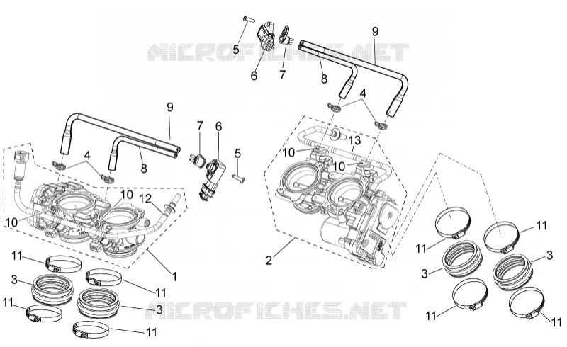 BOITIER PAPILLON INJECTION Aprilia APRILIA-MOTORCYCLES 1000 RSV4 2019  RSV4 1000 RR Euro 4 ABS