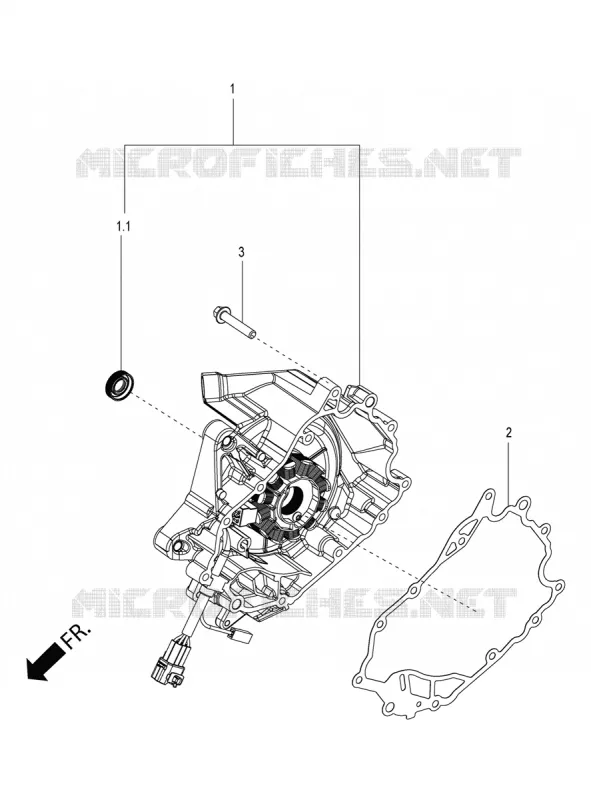 CARTER VOLANT MAGNETIQUE - FILTRE A HUILE Aprilia APRILIA-SCOOTER 150 SR 2018  SR 150 4T/3V