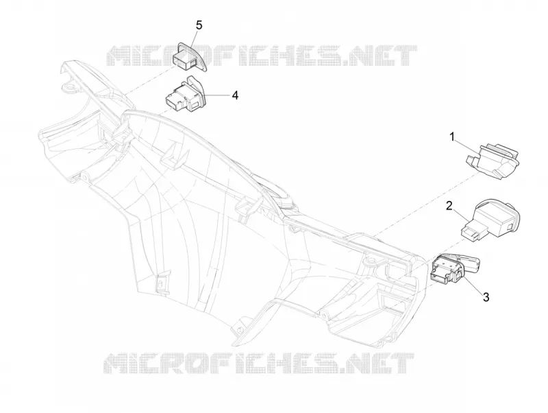 COMMODOS - INTERRUPTEURS Aprilia APRILIA-SCOOTER 150 SR 2018  SR 150 4T/3V